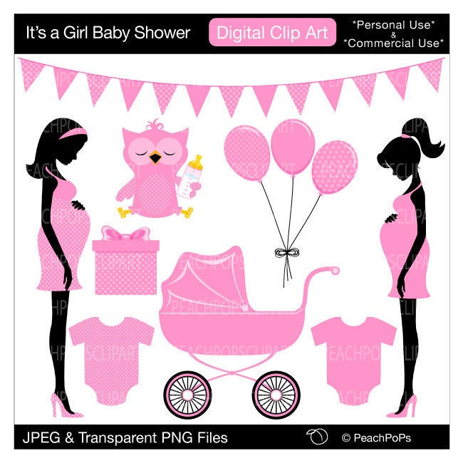 baby shower clip art it a girl - photo #19