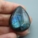 Pear Shimmer Labradorite Cabochon