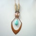 Turquoise gem necklace