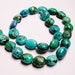 Turquoise gemstone 29pcs rounded beads nugget full strand 57.56grams Genuine tibet turquoise