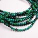 Chrysocolla - 4mm round beads -3 full strand - 267beads - reconstituted