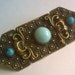 Art Deco Turquoise Brooch