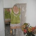 Glam Garb Camisole Golden Anjou Plus Size Romantic Elegant Victorian Vintage Hand Dyed Embellished OOAK Creation