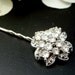 Hair Accesory,Bridal Rhinestone Hair Pin,Silver Hair Pin,Bridal Wedding Hair Pin,Bridal Jewelry,Wedding Jewelry,Vintage Style Hair Pin,PATTY