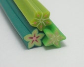 C025(3) Fruit Combo - Star Fruit 3 in 1 - Polymer Clay Cane for Miniature Food Deco and Nail Art