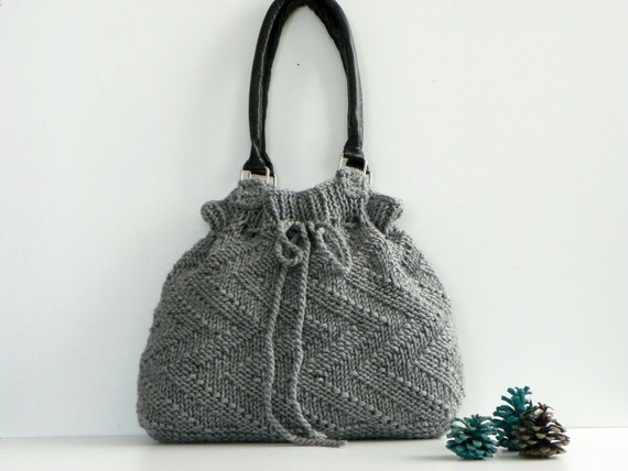SALE OFF 15% NzLbags New Grey Knit Bag Handbag Shoulder