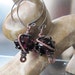 Handmade lampwork earrings