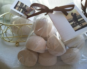 BOGO 14 bath bombs (Ambra Ciocollata) gift bag bath fizzies, great for dry skin, shea, cocoa, 7 ultra rich oils - AWESOME - Buy 1 Get 1 FREE