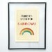 5x7 I Like to Look for Rainbows Giclée Art Print LDS Mormon Classic