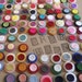200 total- 100 - 1/2" & 100 - 3/4" Random Colored Wool Felt Circles. 287