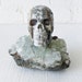 Ocean Space Jasper Skull Crystal- on India Crystal Geode OOAK