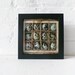 Real Quail Eggs Nest Crate in Shadow Box