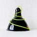 RESERVED for Sam C. - 30% SALE - Pendant Light - Vintage Industrial Gas Station Factory Lighting with Neon Yellow Net Color Cord