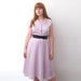 Dead Stock vintage pastel lilac long dress Size M