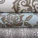 reserved for virginia...Designer Chocolate Fleur de Lis Curtain Valance