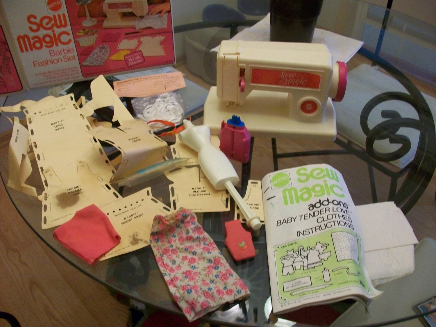 vintage barbie sewing machine