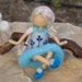 Waldorf inspired Needle felted doll ready to ship