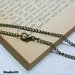 Antique Bronze Link Chain Finished Necklace 20" 3.5x2.6mm - 12 pcs