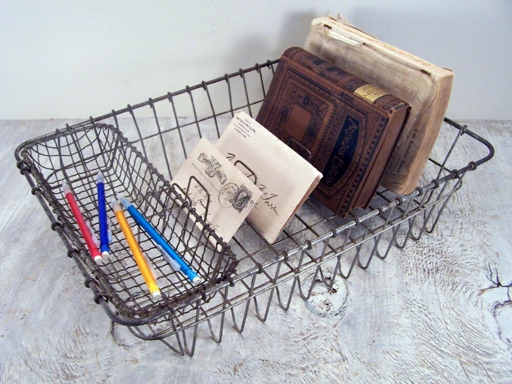 Old Wire Dish Drainer by OldTimePickers on Etsy