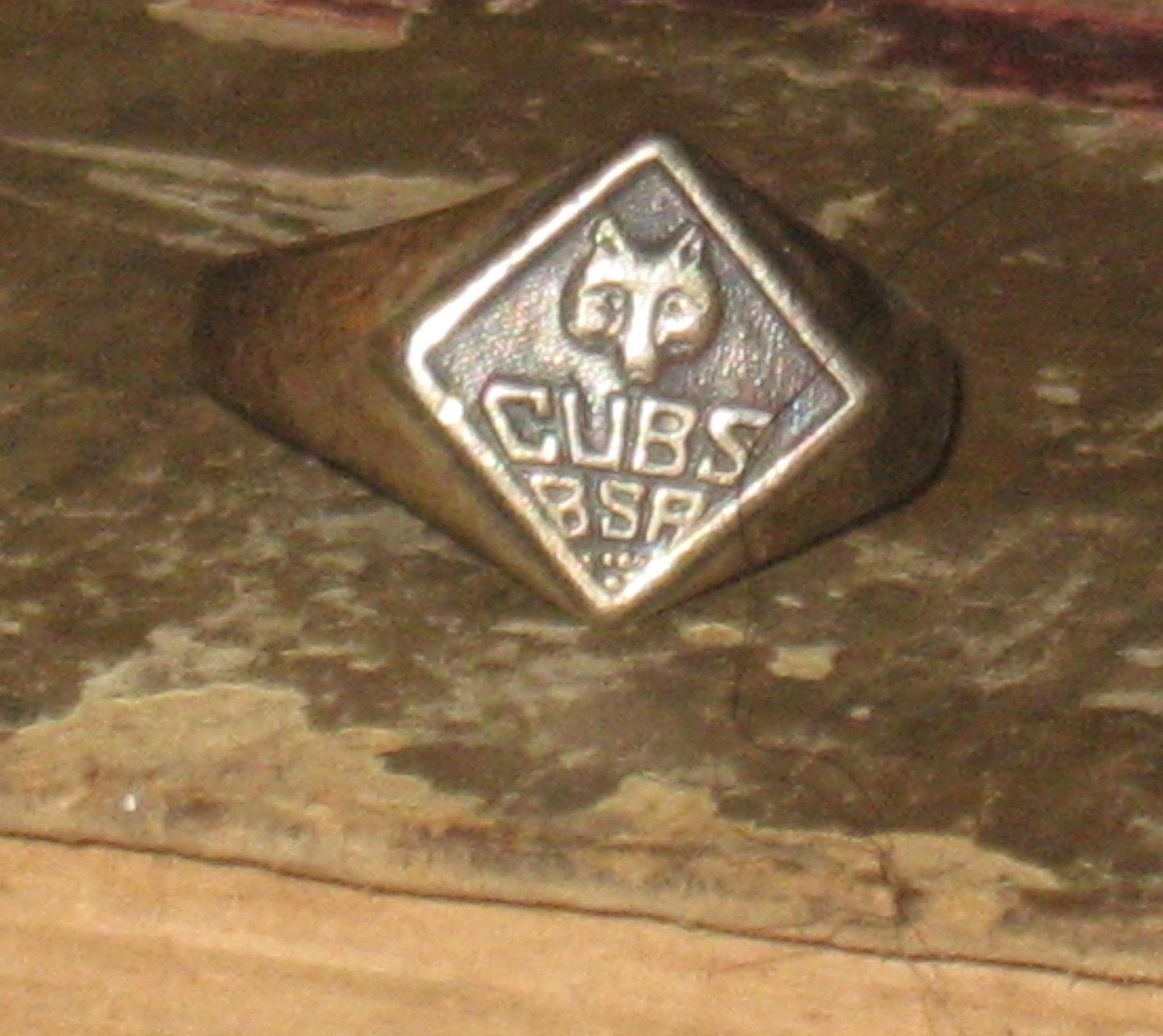 Sterling Silver Vintage Boy Scout / Cub Scout Ring