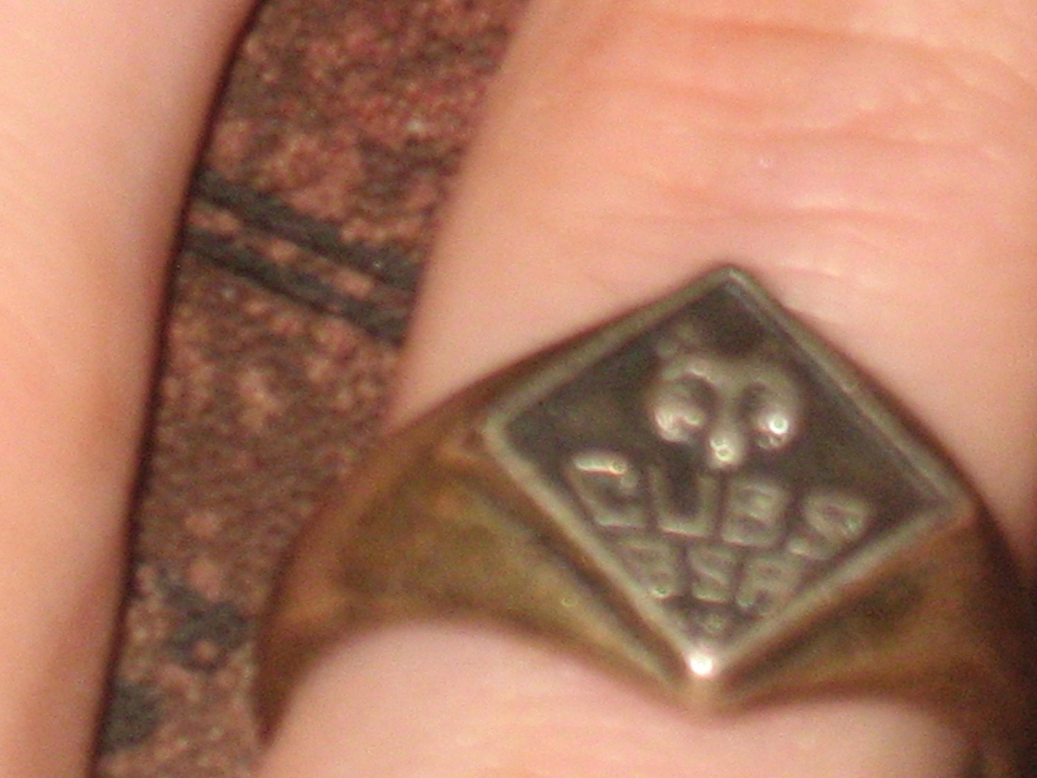 Sterling Silver Vintage Boy Scout / Cub Scout Ring