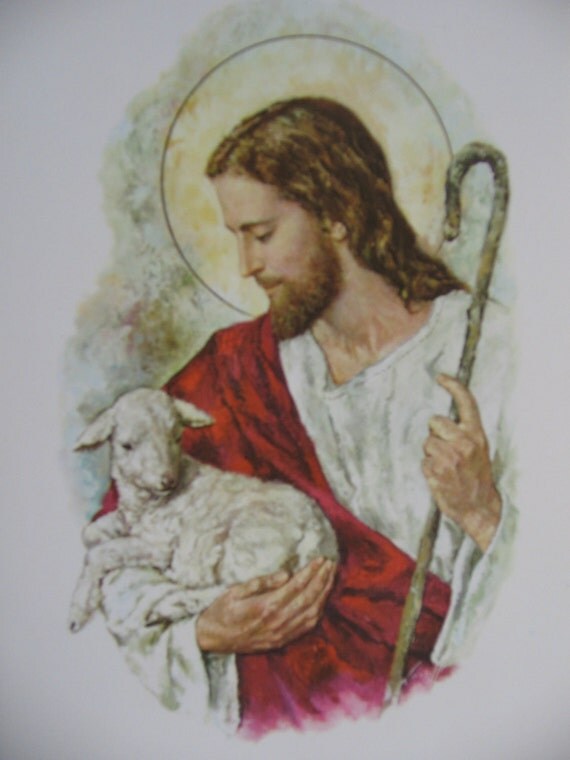 Items similar to Vintage Easter Cards Unused Lot of 6 Religious Glossy