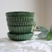 Vintage McCoy Planter Green Pottery Flower Pot
