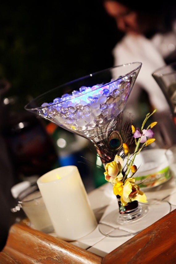 Table Centerpiece Decoration Exquisite Martini Glass