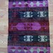 Vintage Southwestern Indian Navajo Woven Straw Throw Rug for Hallway with Tassels