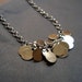 Silver Cluster Necklace, Mini Cluster Necklace, Party Jewelry, Bridesmaid Jewelry - Also Available in Gold, Simple Clustered Jewelry