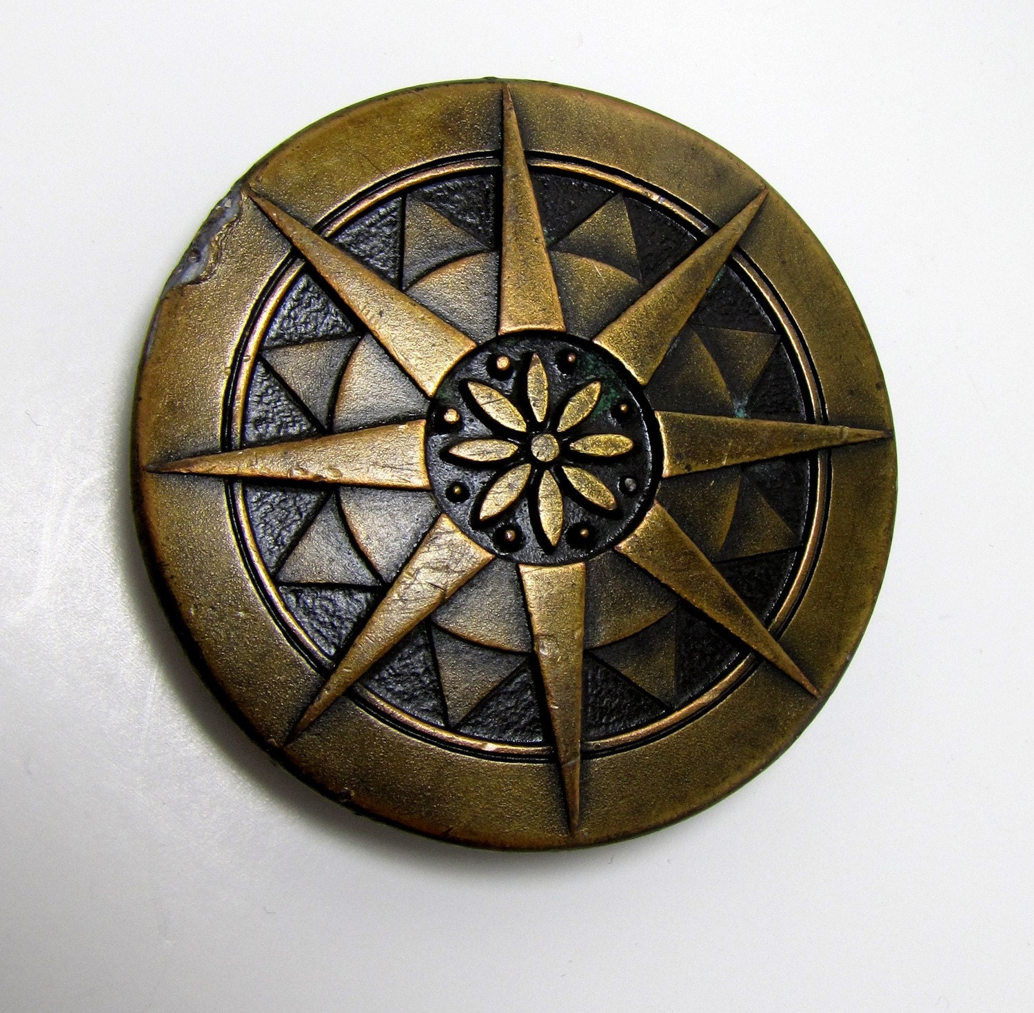 Unisex Nautical Compass Belt Buckle by SpectraNova on Etsy