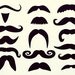 50 Mustaches On a Stick- DIY kit- Ships Next Day Free