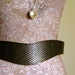 EVERYTHING EN SALE 80s vintage snakeskin velcro waist belt