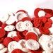 CUSTOM ORDER for Wendy -Custom Flavor Red and White Candy Buttons 200 ...a handmade candy