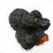 Vintage Bossons Black Poodle Dog Hanging Wall Statue Figurine England