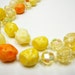 Vintage Made in West Germany Immitation Lampwork Glass Bead 2 strand Necklace