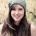 NEW Flower Headband Earwarmer (Knit and Crochet Pattern) PDF