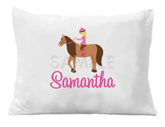 Horse Personalized Pillow Case Il_570xn