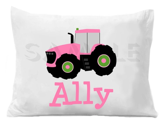 Tractor Personalized Pillow Case Personalized Pillowcase Boys or Girls Il_570xn