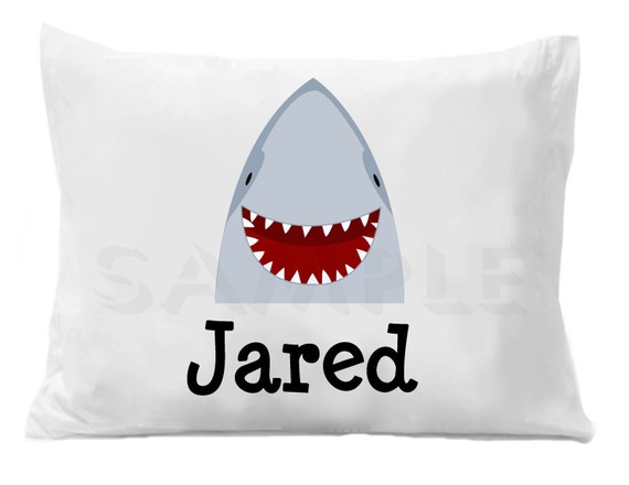 Shark Pillow Case Personalized Pillowcase Il_570xn