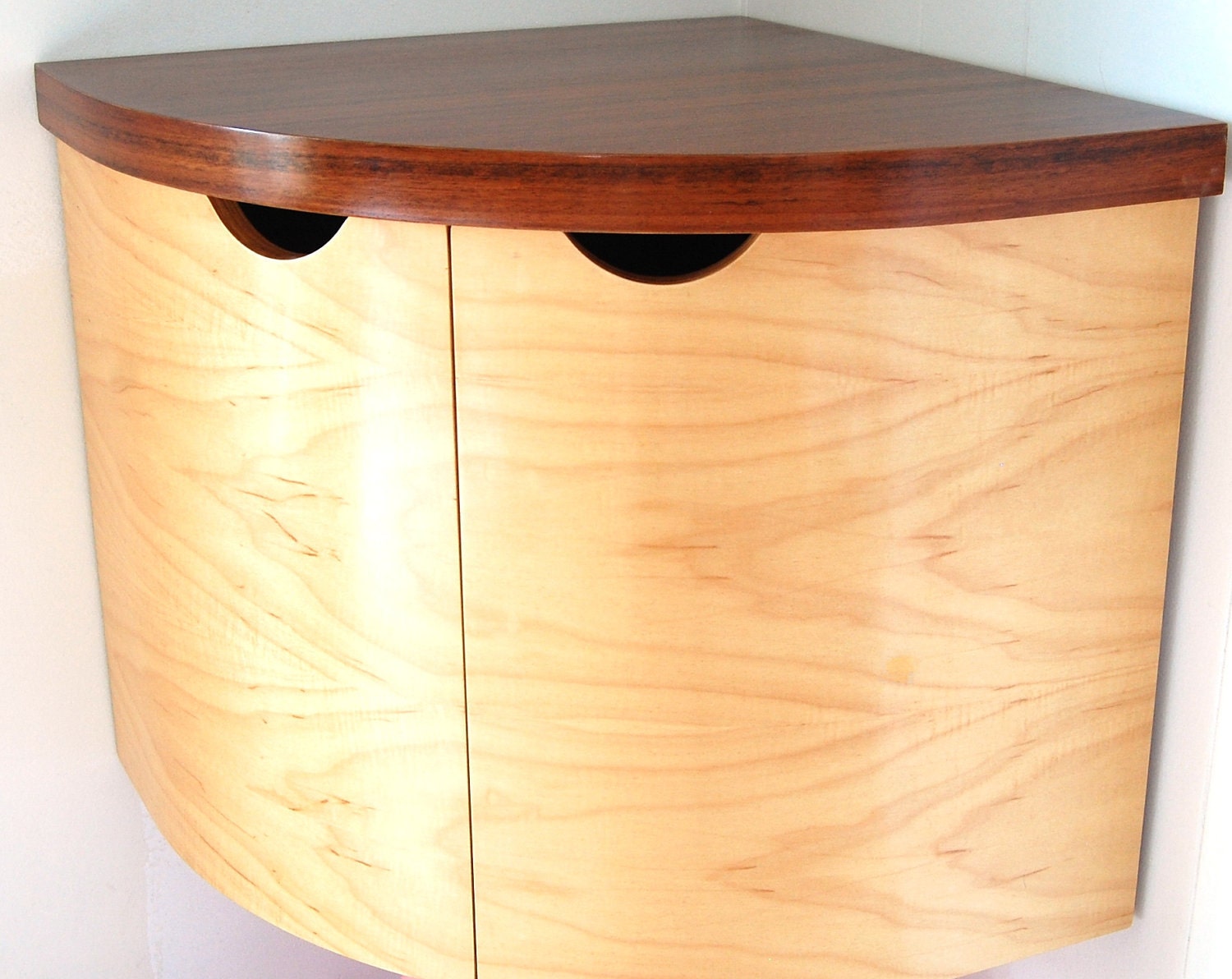 Small wall mounted corner cupboard