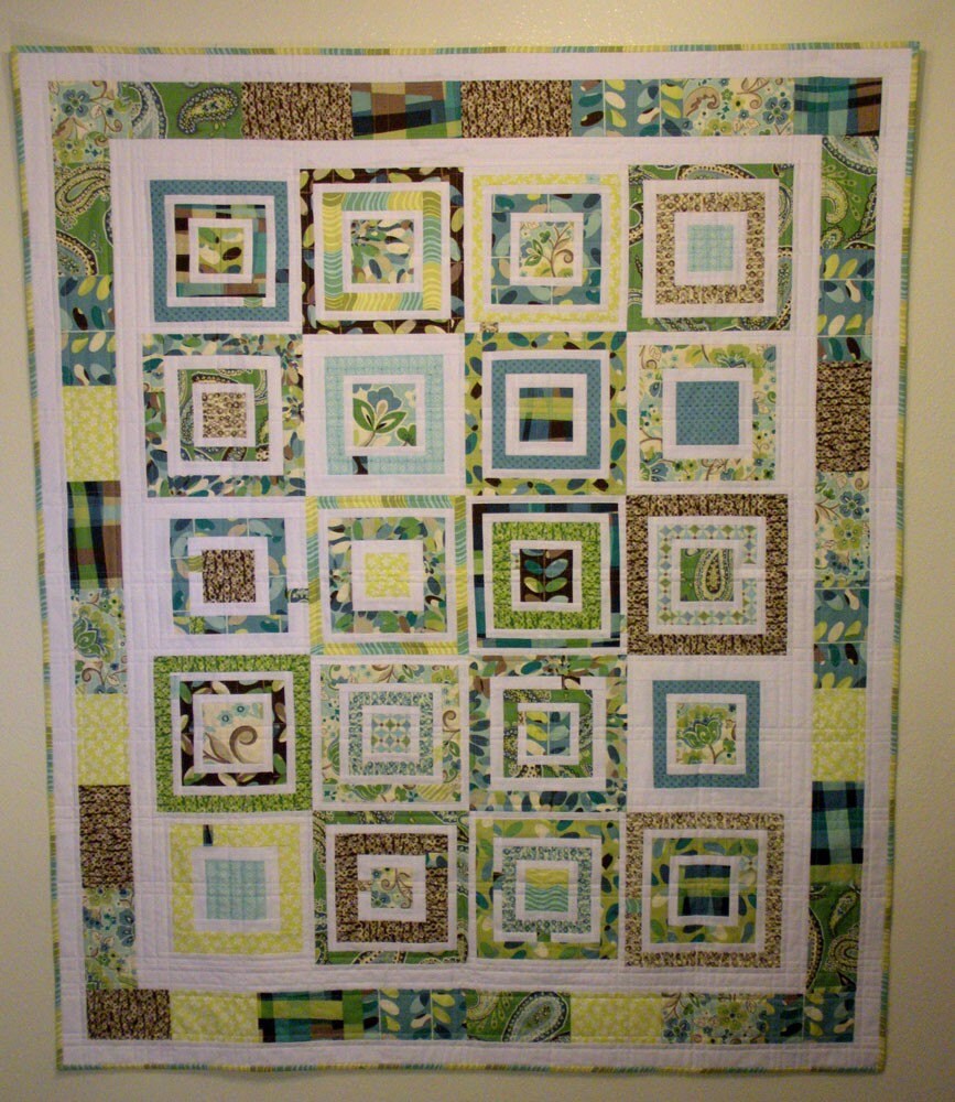 Walk in the Park Quilt by materialgirlkirsten on Etsy