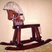 Wood Rocking Horse-Vintage