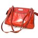 Ruby Tuesday, Etiene Aigner, French Vintage, Designer, Amber Tan Leather, Tote Ziptop Handbag