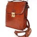 Brown Owl, French Vintage, Tan Leather His and Hers Satchel, Messenger, Crossbody Handbag from Paris