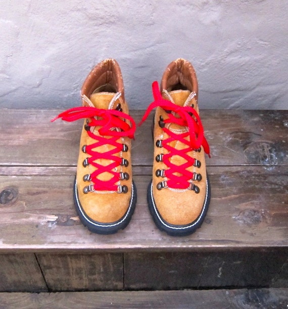 tan suede hiking boots