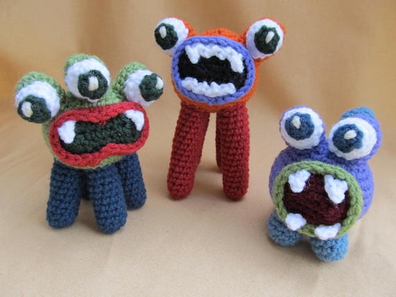 Big Mouth Monsters Crochet Amigurumi Pattern