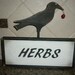 Herbs Crow Country Wood Sign Primitive