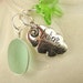 GENUINE Sea Glass Necklace Believe In Miracles