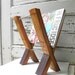modern magazine rack. reclaimed wine barrel. french oak.